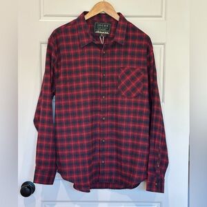 Jachs Recycled Flannel Button Up Plaid Shirt - XL - Cotton